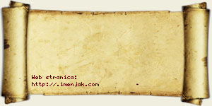 Zamfir Rakić vizit kartica